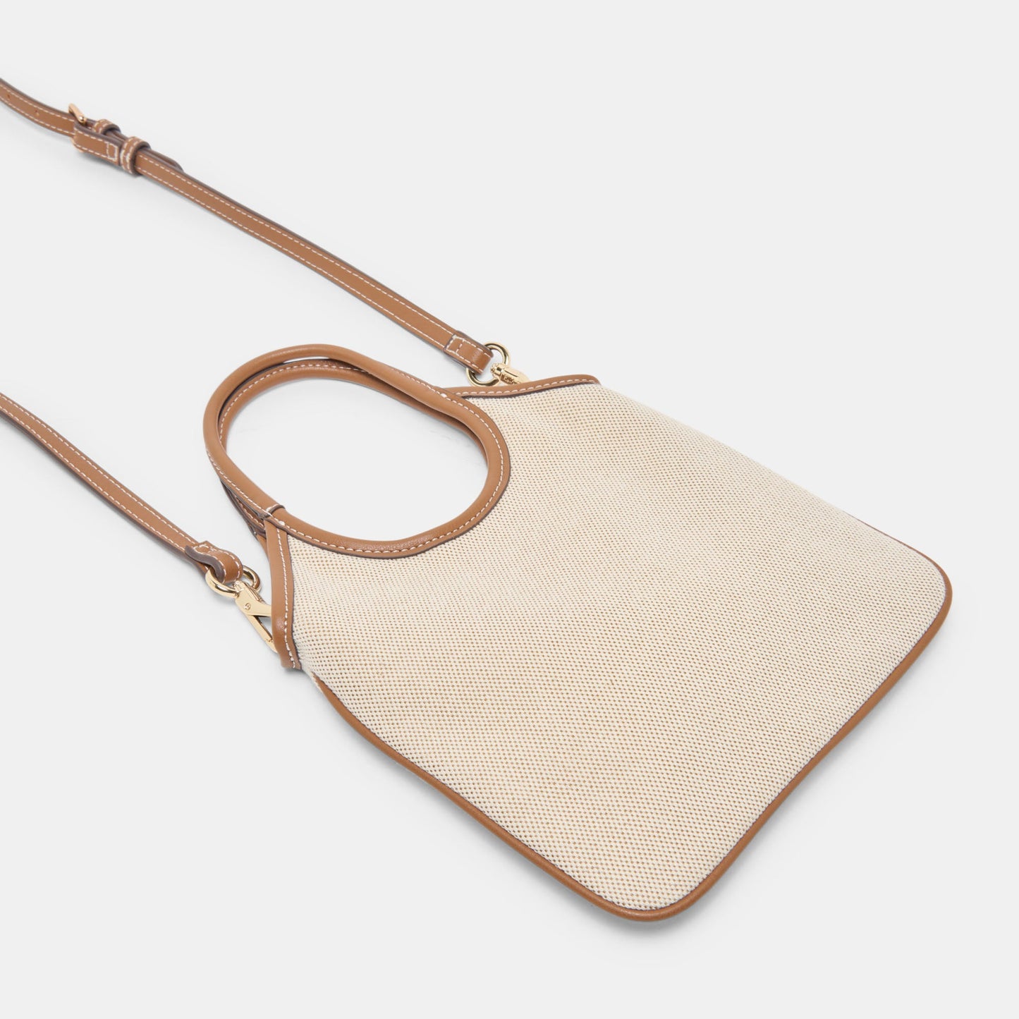SYLVENE Natural Canvas Removable Crossbody Handbag Dolce Vita Sale