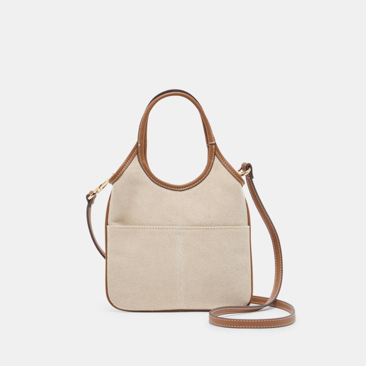 SYLVENE Natural Canvas Removable Crossbody Handbag Dolce Vita Sale