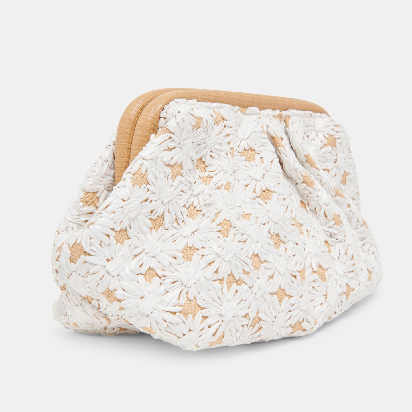 FIORE CLUTCH EMBROIDERED NATURAL RAFFIA
 – Dolce Vita Dolce Vita Online