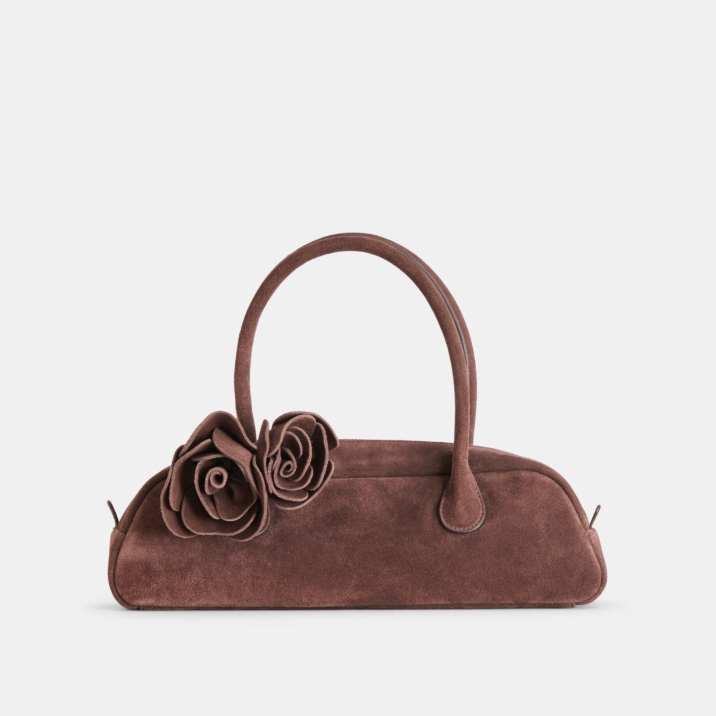 Boracay Chocolate Suede Shoulder Bag Dolce Vita For sale