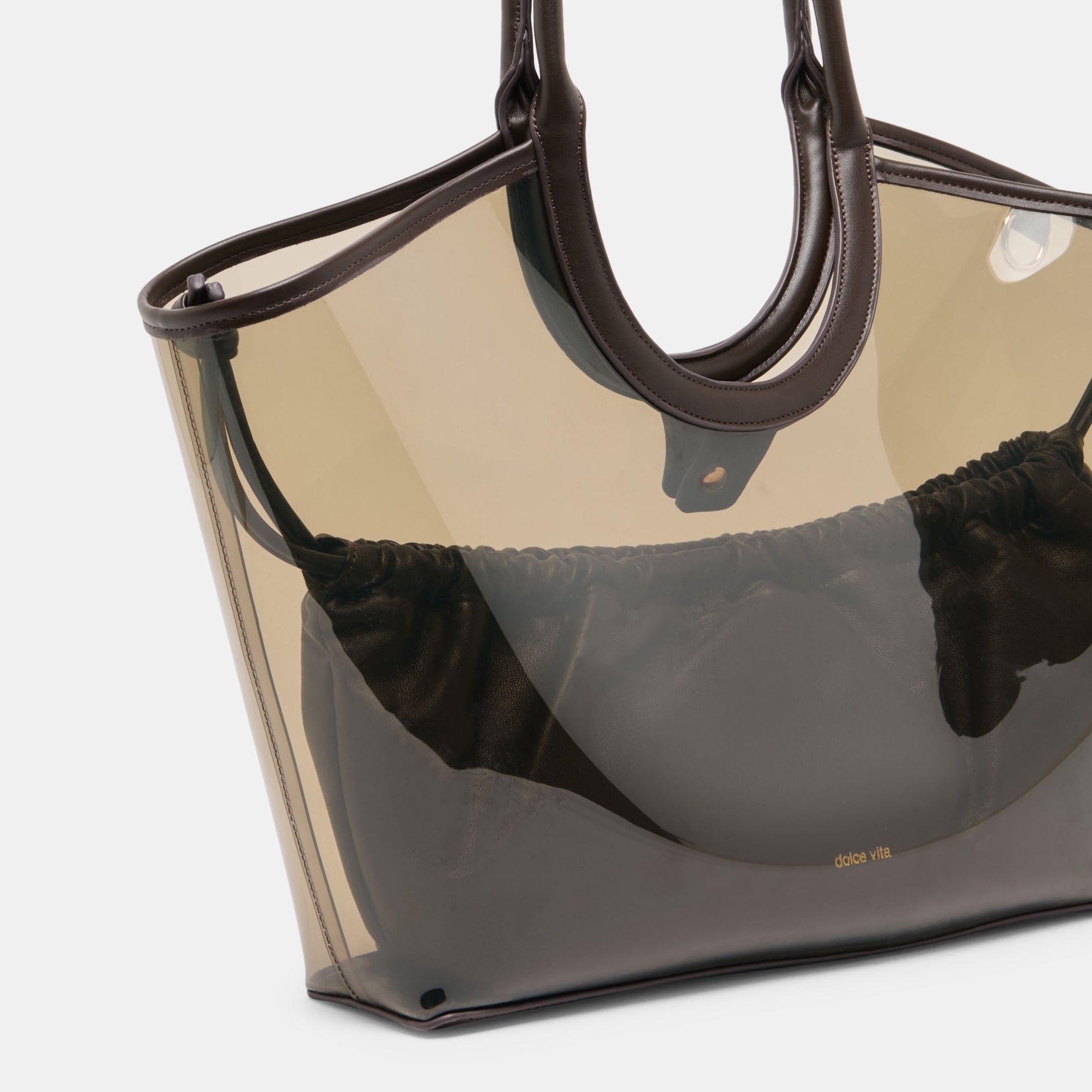 GISELLE Smoke Jelly Tote Shoulder Bag Dolce Vita On sale