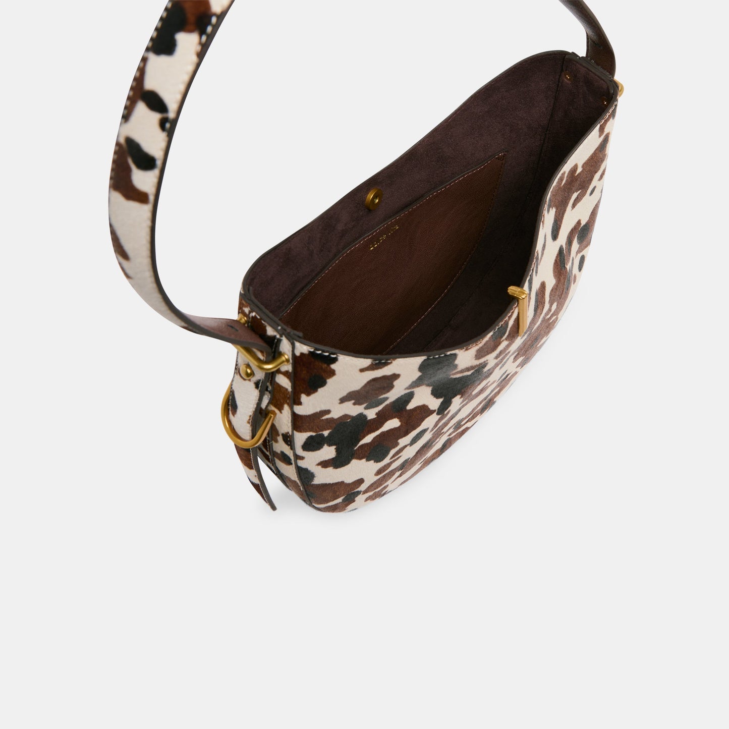 Bree Cocoa Calf Hair Shoulder Bag Dolce Vita Online