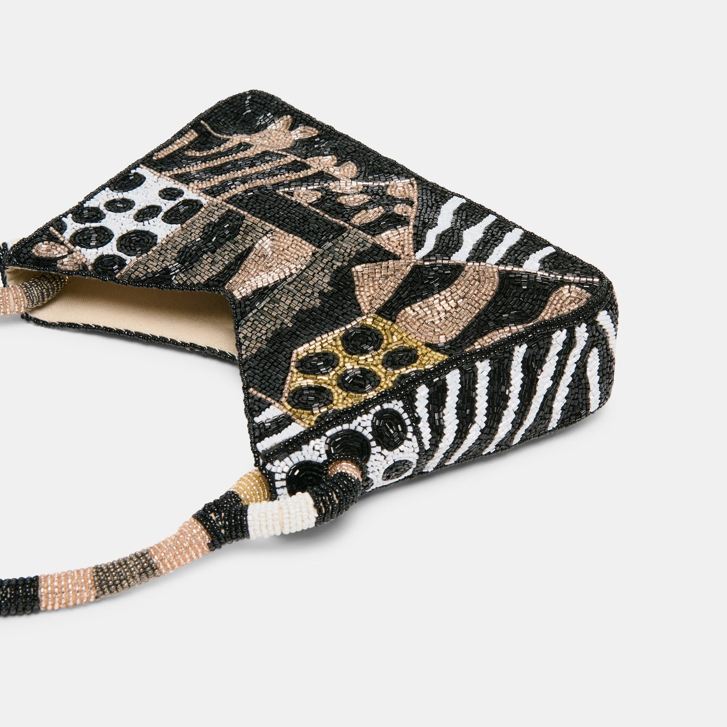Amelia Dark Multi Beaded Shoulder Bag Dolce Vita New