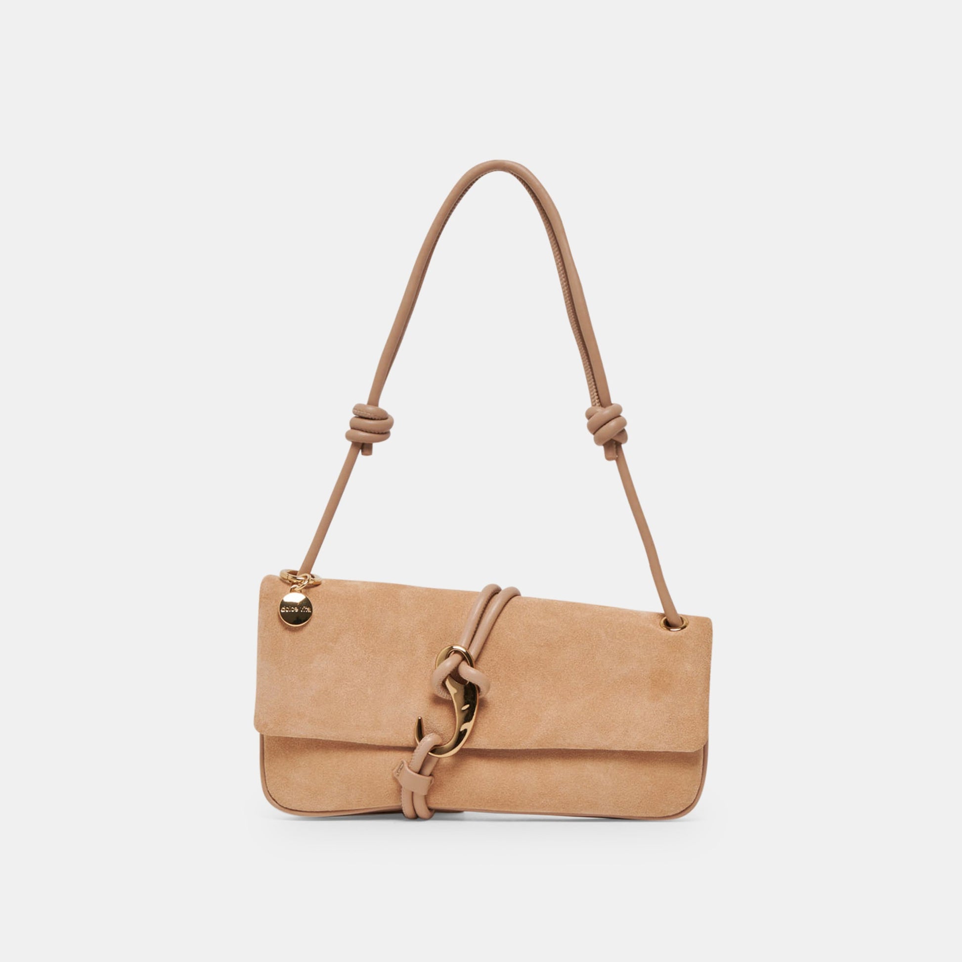 ALICE SHOULDER BAG BEIGE SUEDE
 – Dolce Vita Dolce Vita Online