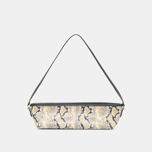Savaii Black White Snake Stella Shoulder Bag Dolce Vita For sale