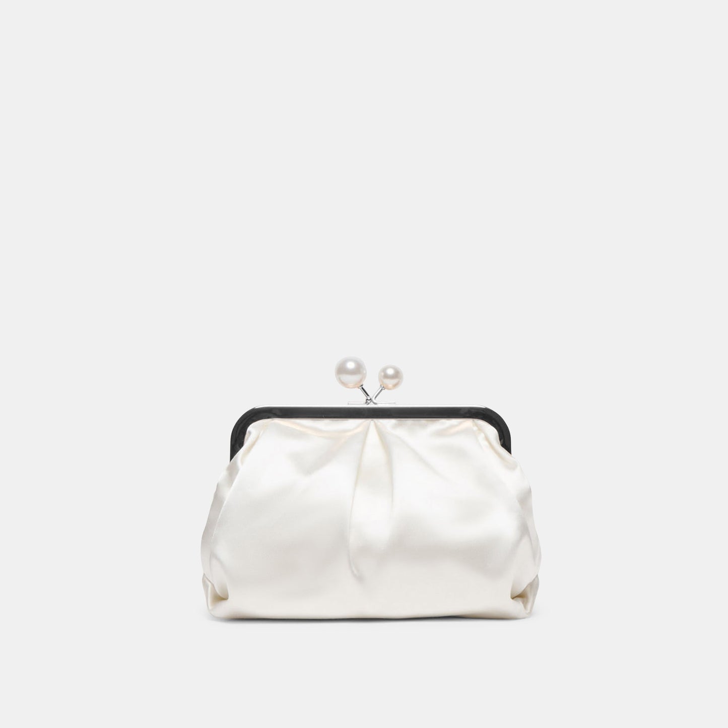 Kendall White Satin Clutch Dolce Vita For sale
