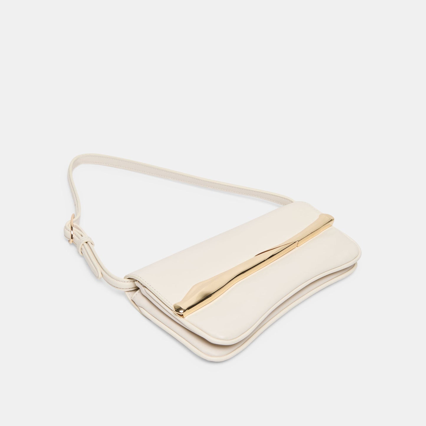 Azura White Leather Shoulder Bag Dolce Vita Sale