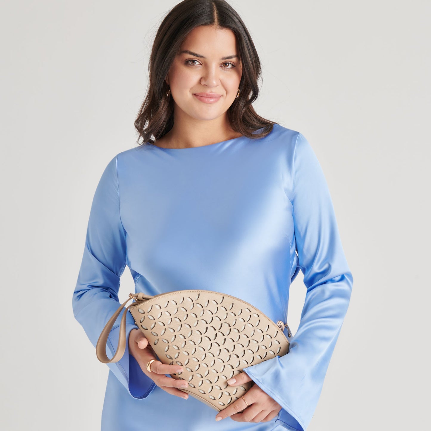 ISOLDE CLUTCH BEIGE STELLA
 – Dolce Vita Dolce Vita Discount