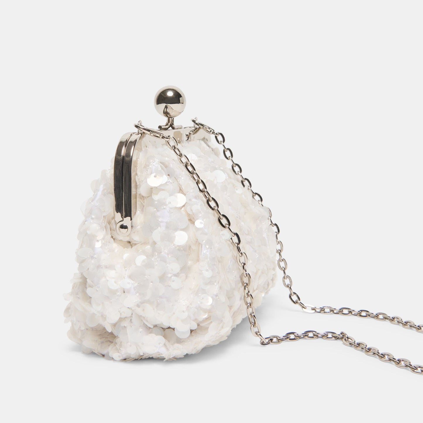Kendall White Sequin Clutch Dolce Vita Sale