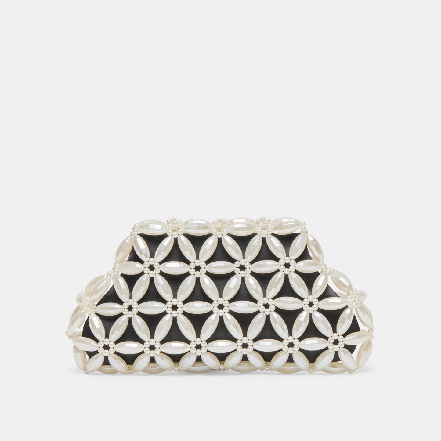 Marlow Black Satin Pearl Clutch Dolce Vita On sale