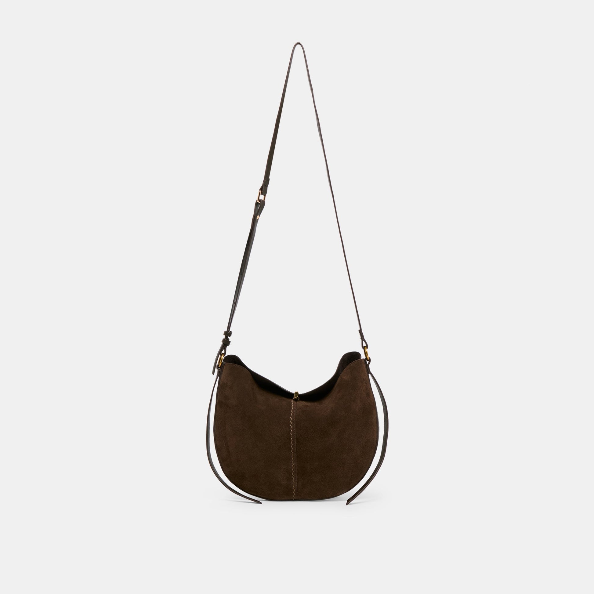 Bennett Espresso Suede Crossbody Dolce Vita New