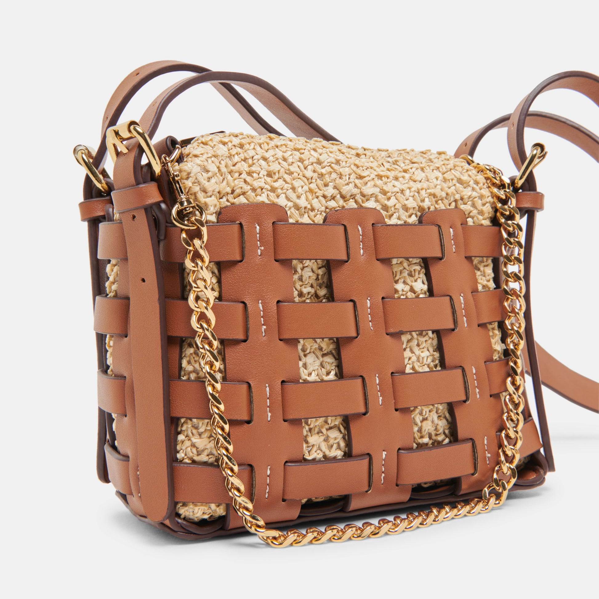 CASSIS CROSSBODY SADDLE NATURAL RAFFIA
 – Dolce Vita Dolce Vita Discount
