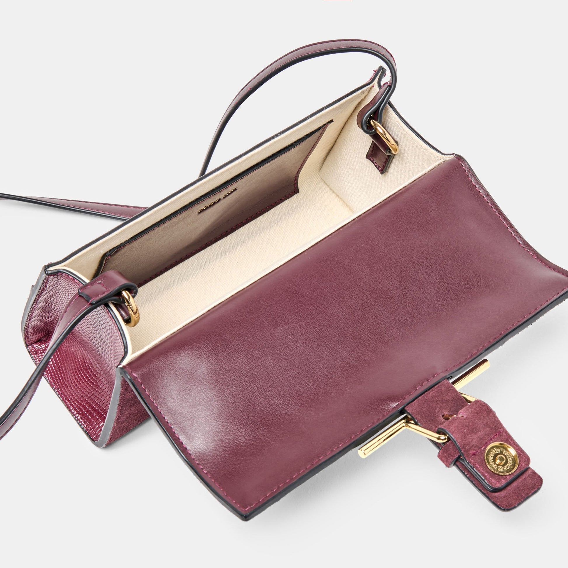 Zannone Burgundy Suede Crossbody Dolce Vita Outlet