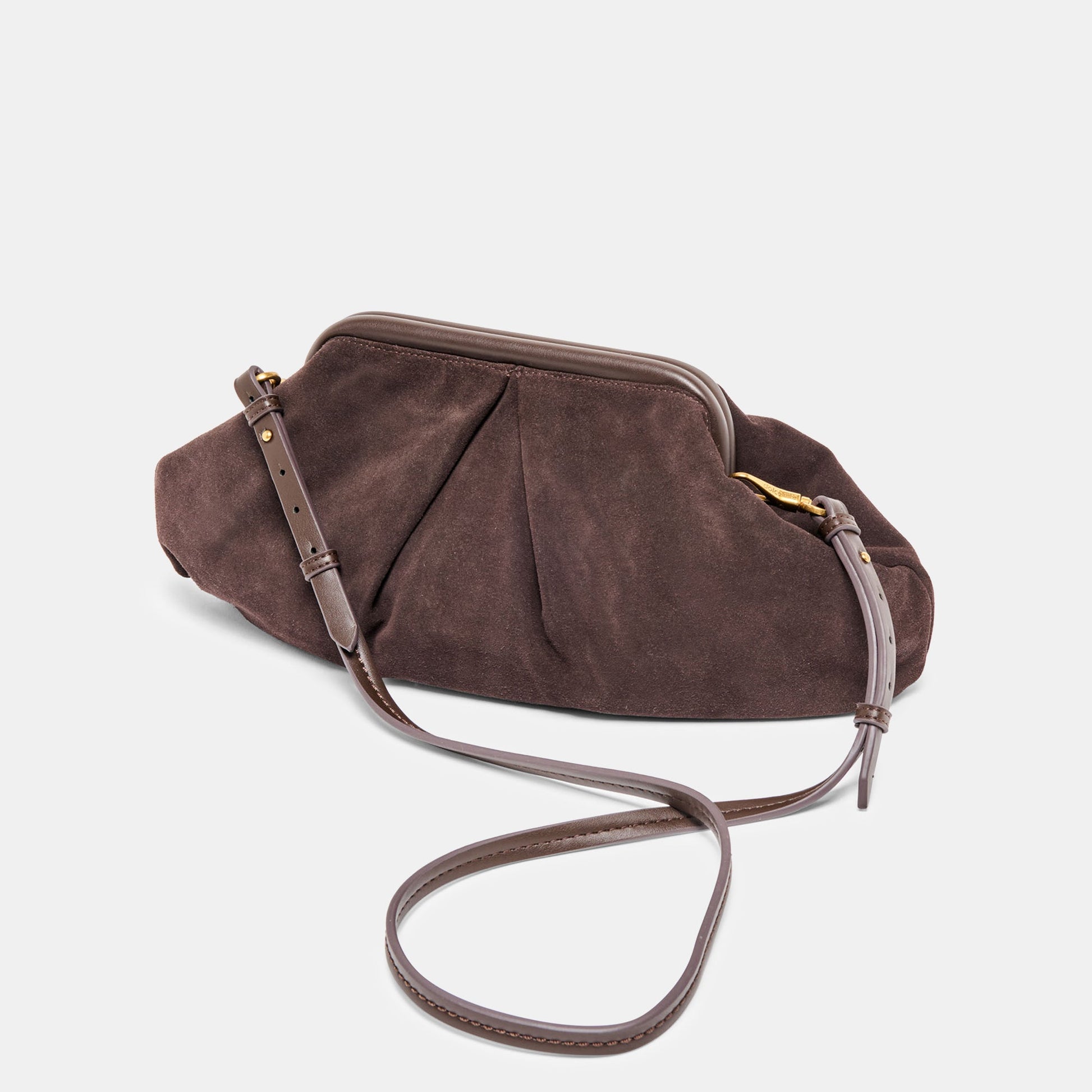 Sahara Espresso Suede Clutch Dolce Vita Sale