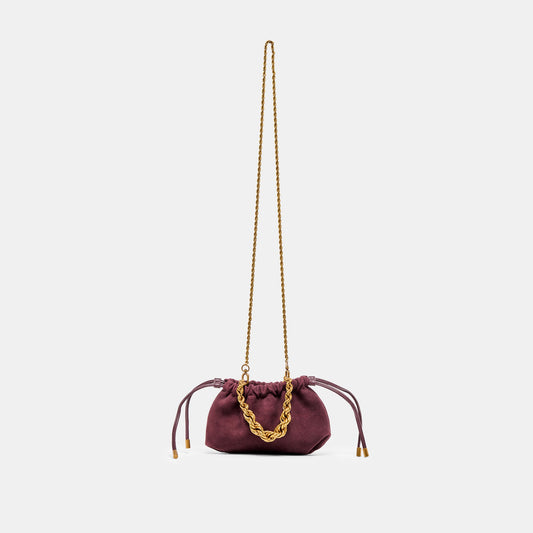 Cleo Burgundy Suede Crossbody Dolce Vita For sale