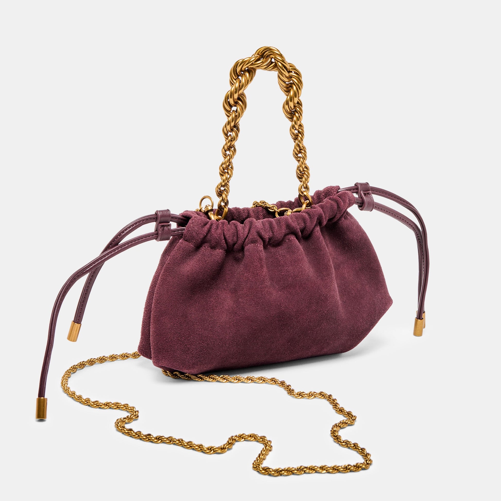 Cleo Burgundy Suede Crossbody Dolce Vita For sale