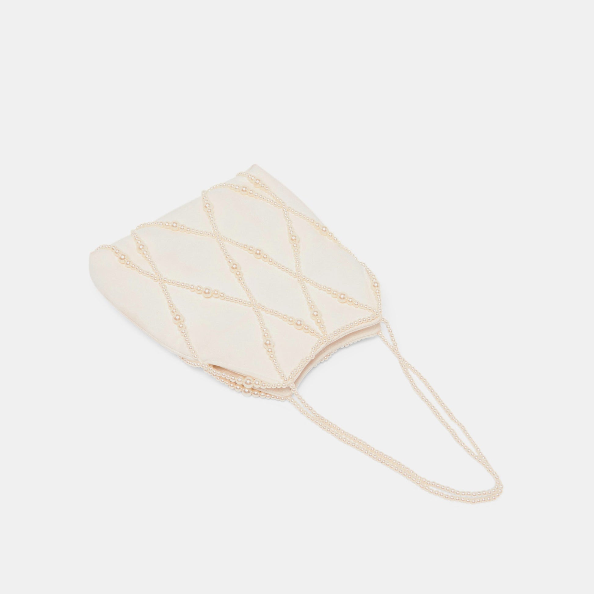 Serilda Ivory Satin Handbag Dolce Vita On sale
