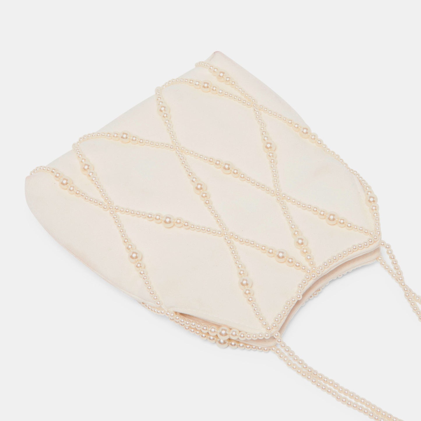 Serilda Ivory Satin Handbag Dolce Vita On sale