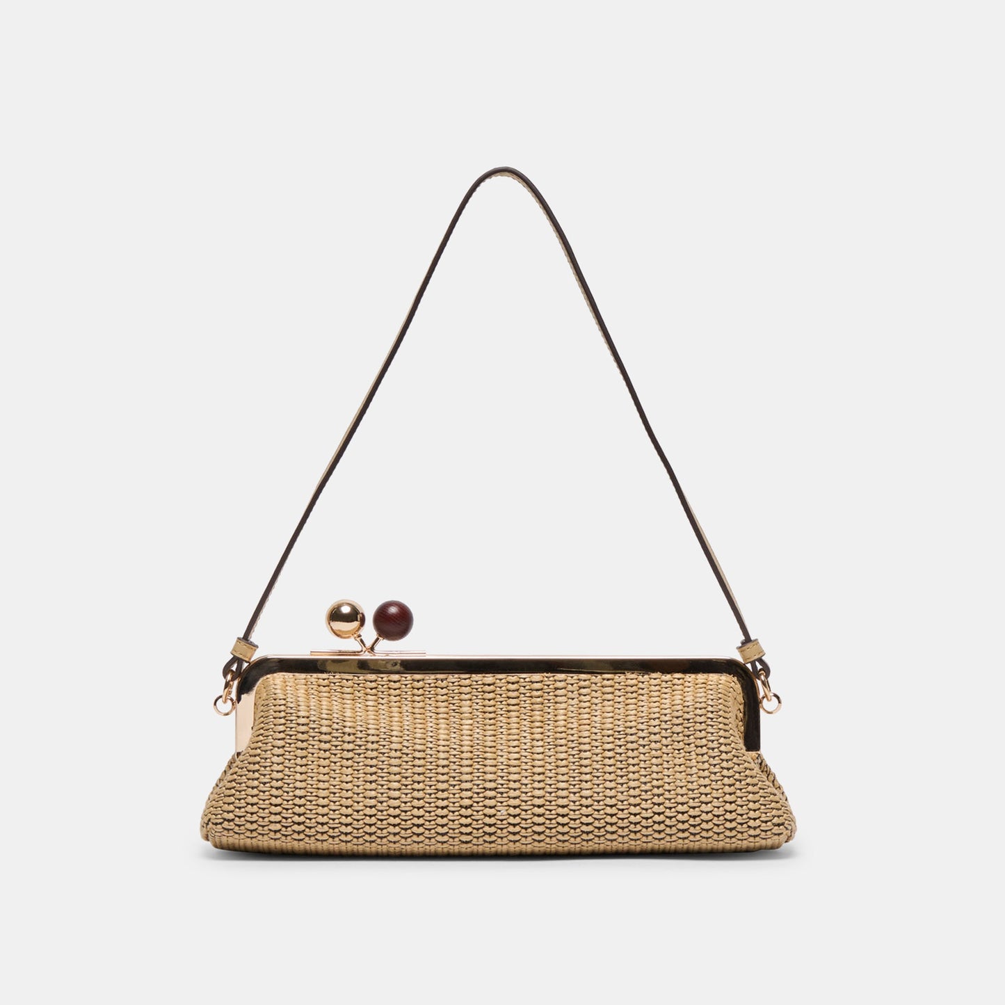 Ambriaa Natural Raffia Shoulder Bag Dolce Vita Outlet