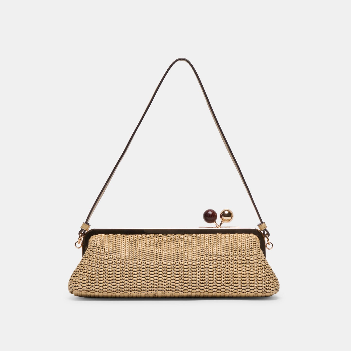 Ambriaa Natural Raffia Shoulder Bag Dolce Vita Outlet