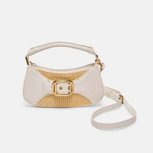 Nuala Raffia White Stella Handbag Dolce Vita Online