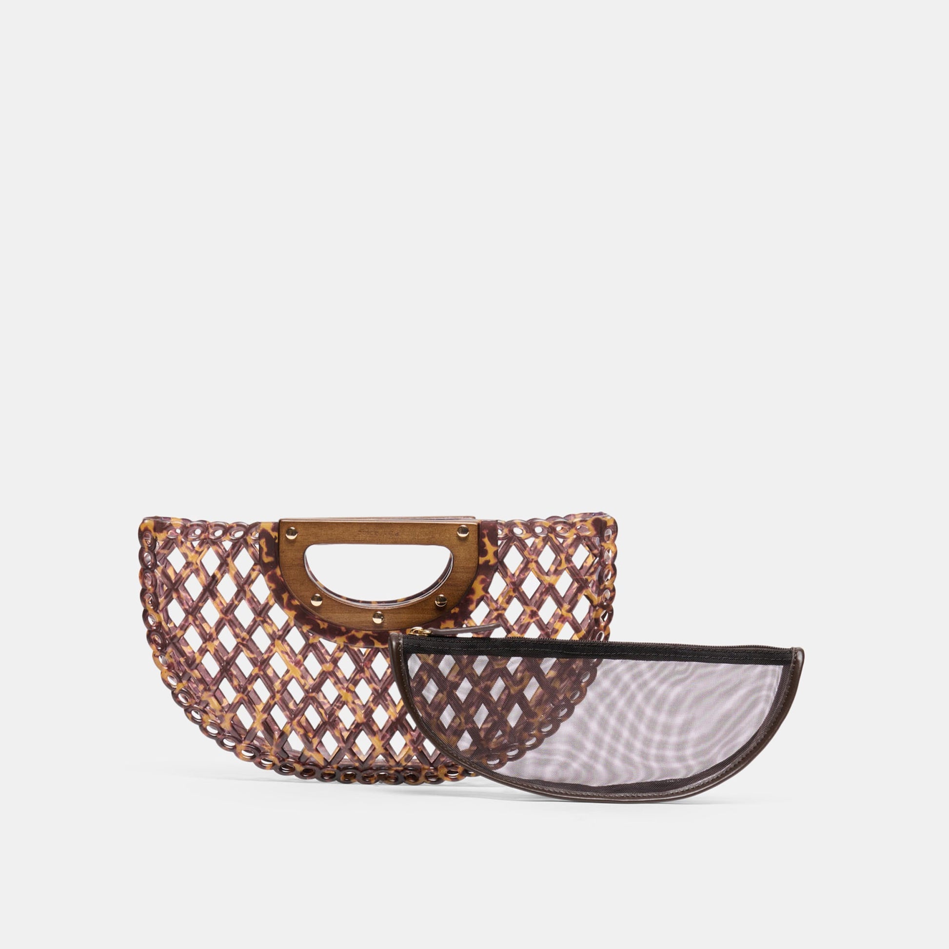 Solandra Tortoise Jelly Clutch Dolce Vita On sale