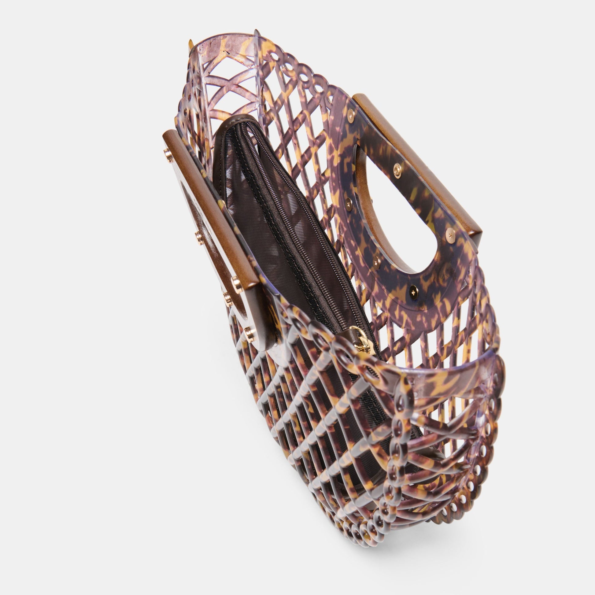 Solandra Tortoise Jelly Clutch Dolce Vita On sale