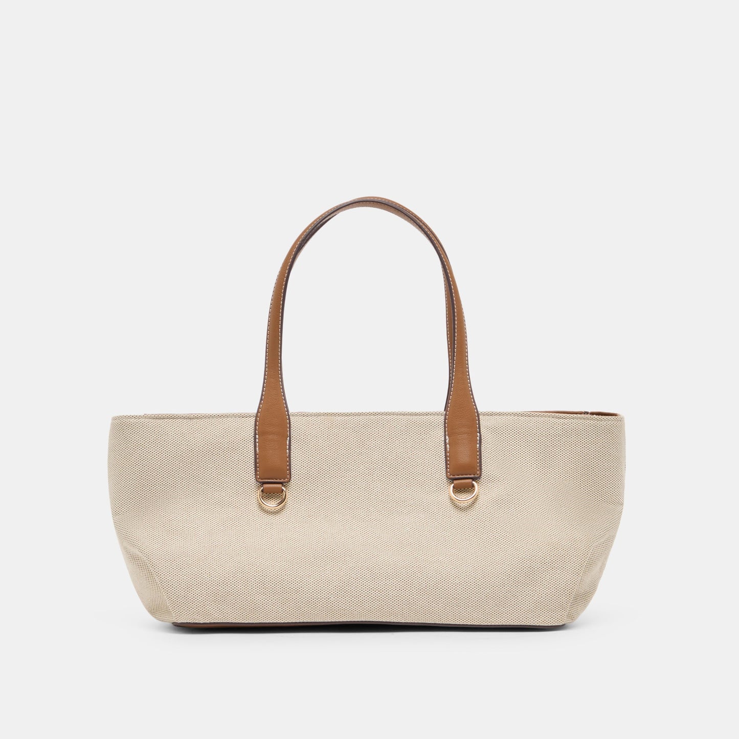 CLARINA Natural Canvas Shoulder Bag Dolce Vita For sale