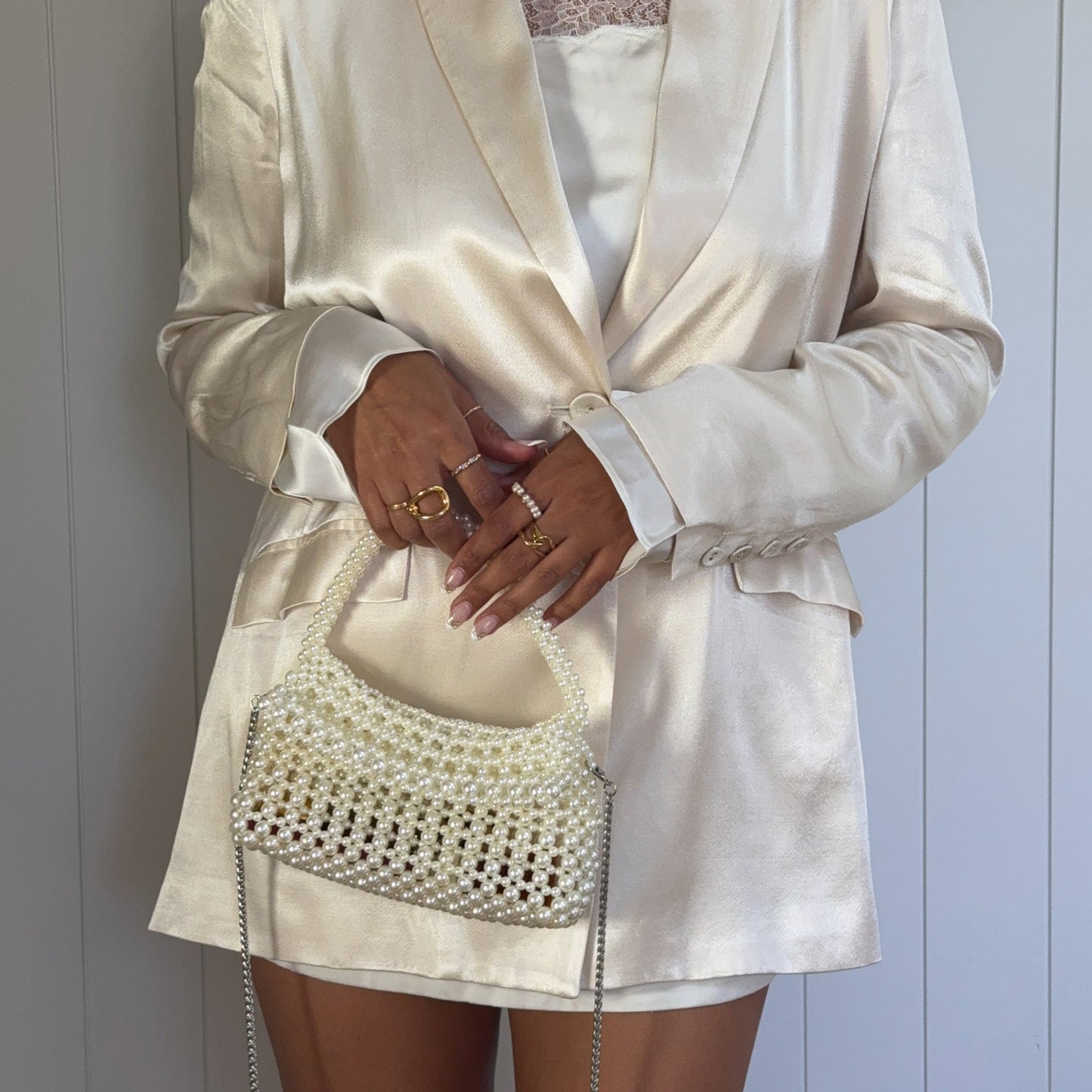 Elloise Handbag in Pearl - Dolce Vita Stylish Purse Dolce Vita us