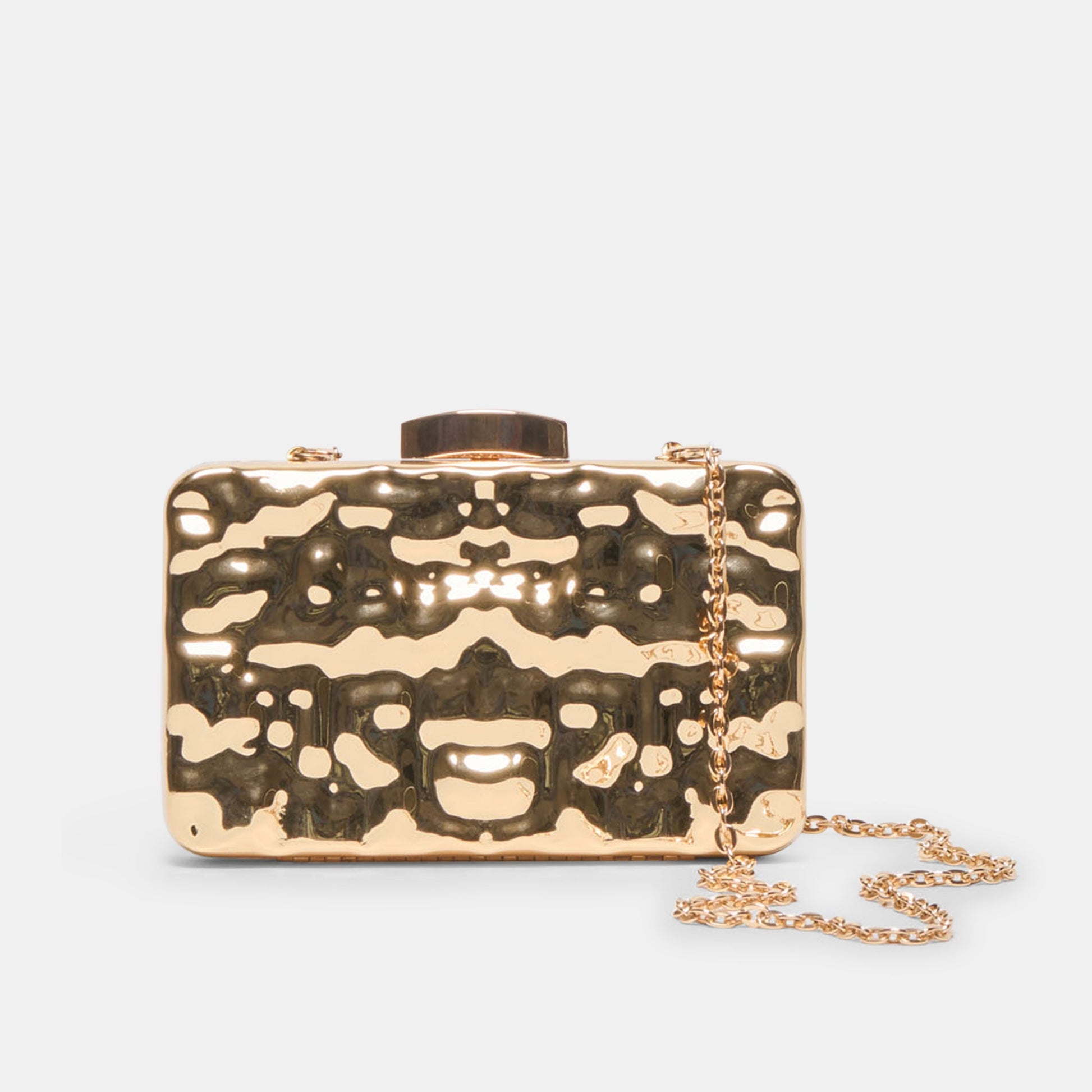 Delia Gold Metal Clutch Dolce Vita Discount