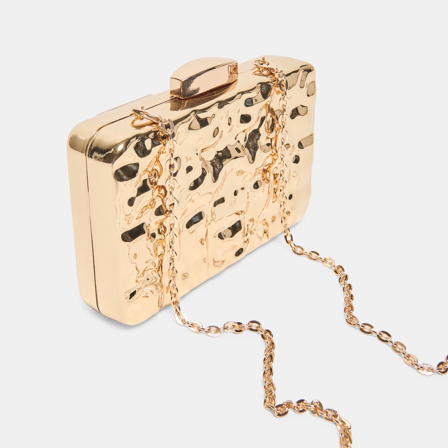 Delia Gold Metal Clutch Dolce Vita Discount