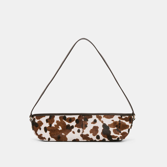 Savaii Cocoa Calf Hair Shoulder Bag Dolce Vita Sale