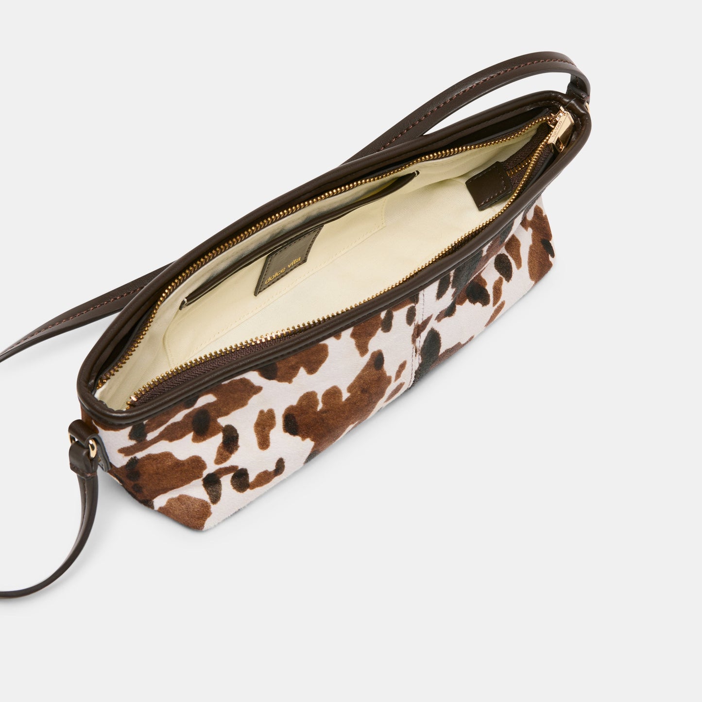 Savaii Cocoa Calf Hair Shoulder Bag Dolce Vita Sale