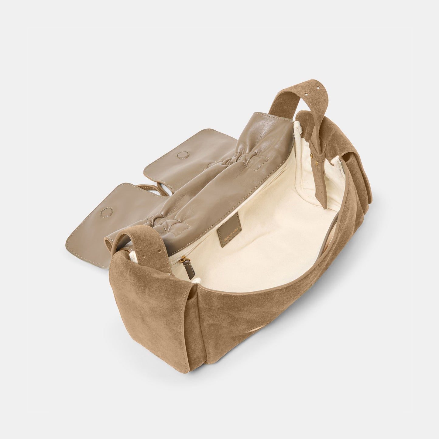 Hudson Olive Suede Shoulder Bag Dolce Vita Discount