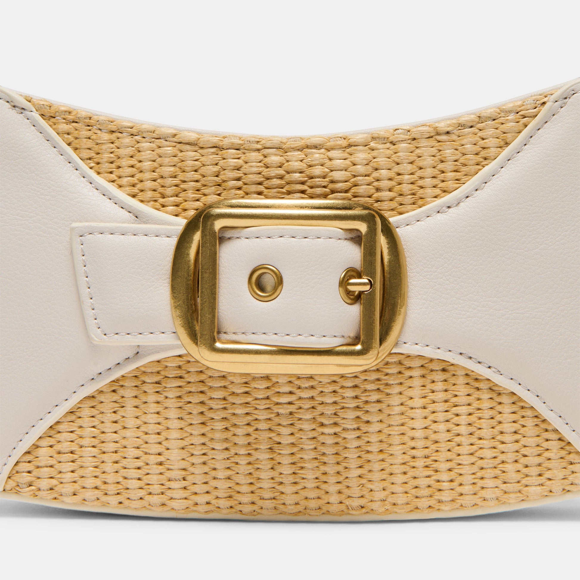 Nuala Raffia White Stella Handbag Dolce Vita Outlet
