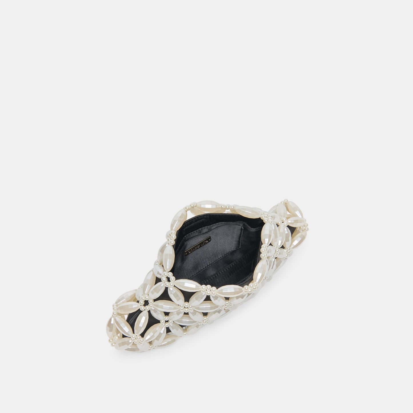 Marlow Black Satin Pearl Clutch Dolce Vita Discount