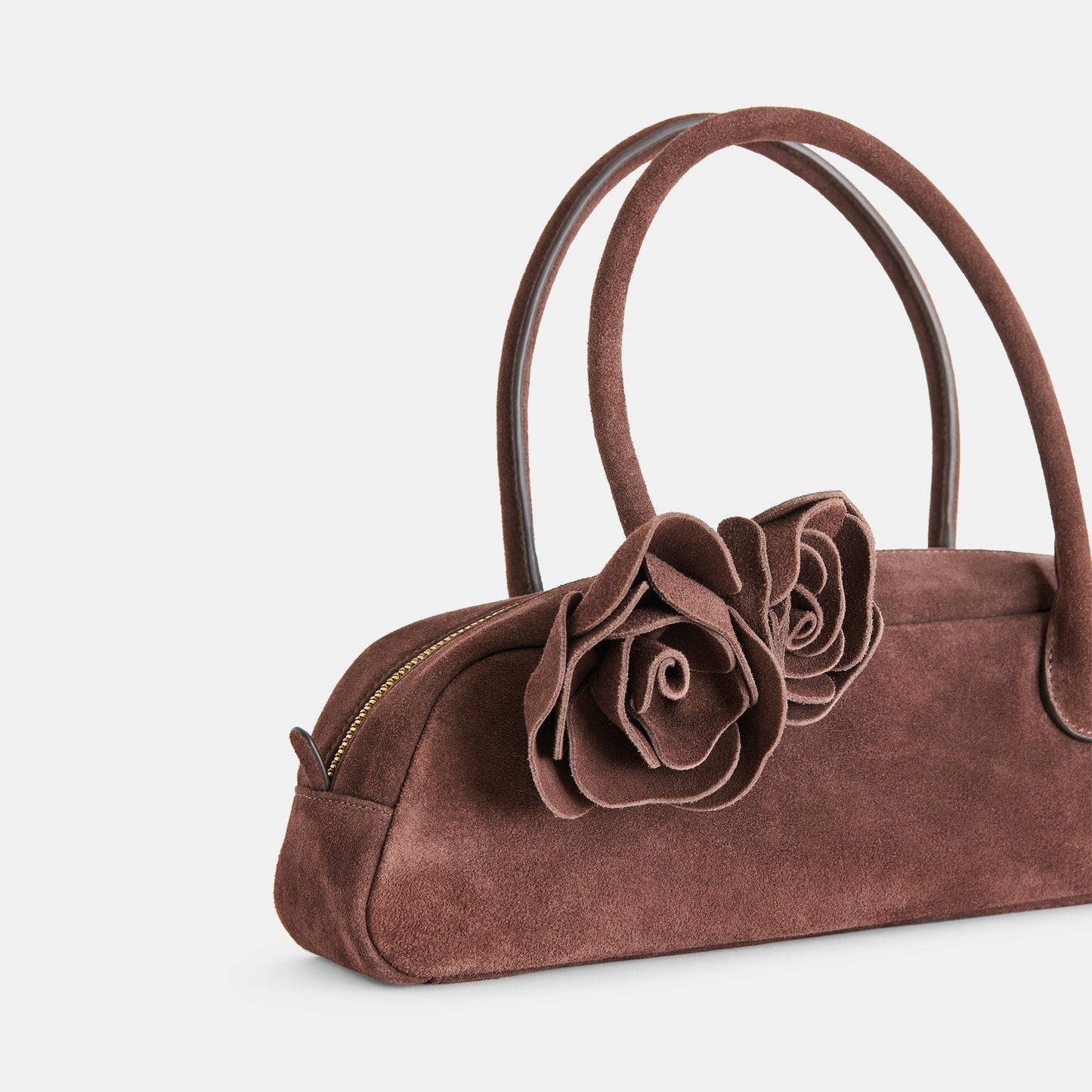 Boracay Chocolate Suede Shoulder Bag Dolce Vita Outlet