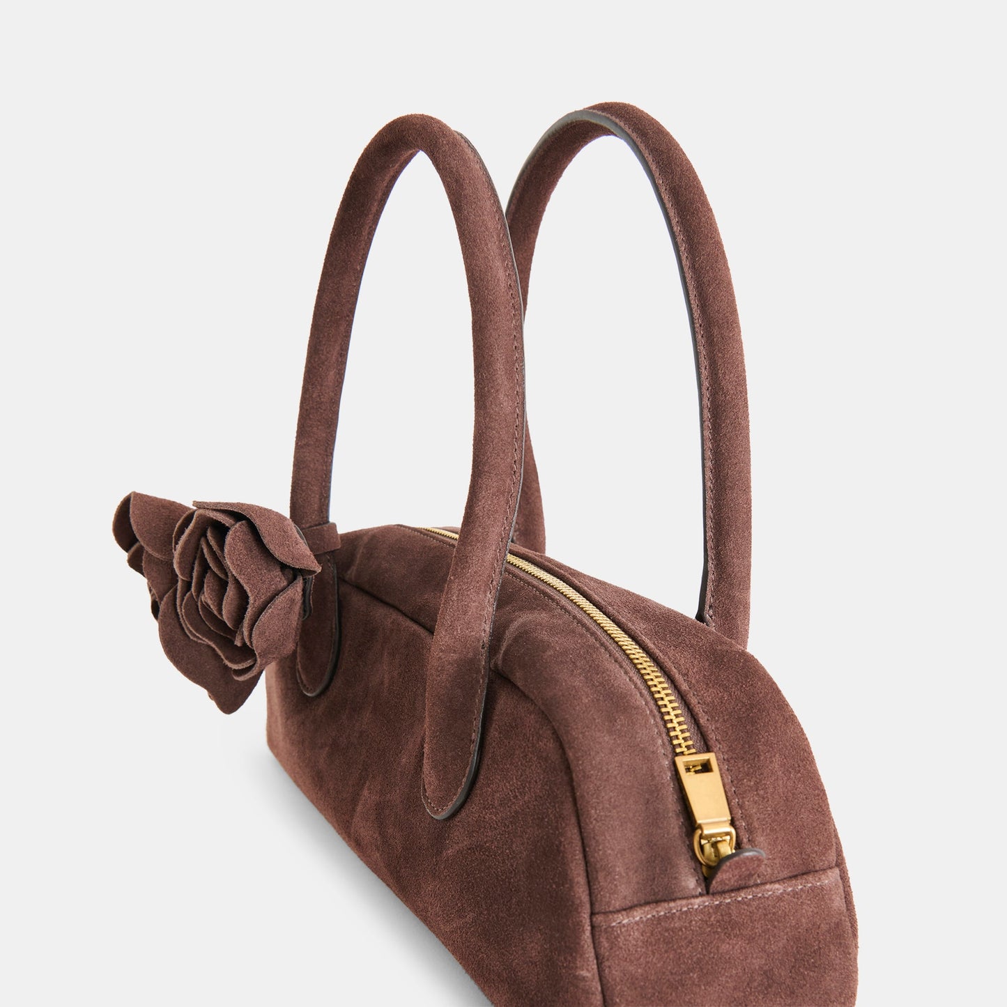 Boracay Chocolate Suede Shoulder Bag Dolce Vita Outlet