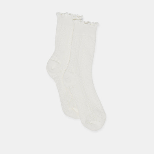 POINTELLE SOCKS WHITE
 – Dolce Vita Dolce Vita Sale