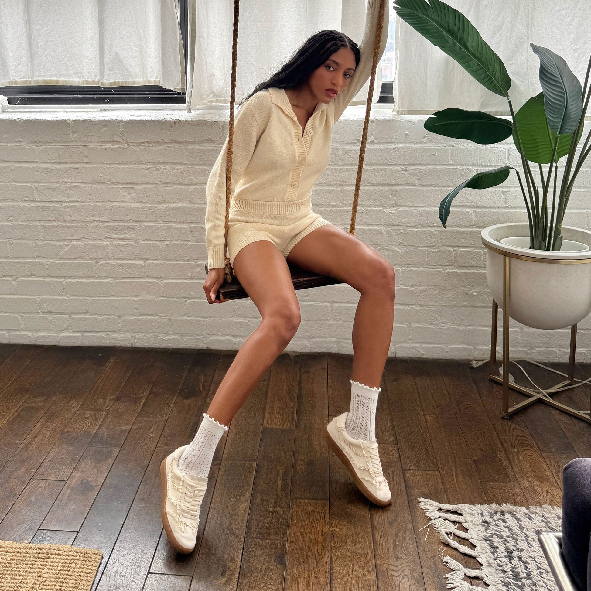 POINTELLE SOCKS WHITE
 – Dolce Vita Dolce Vita Sale
