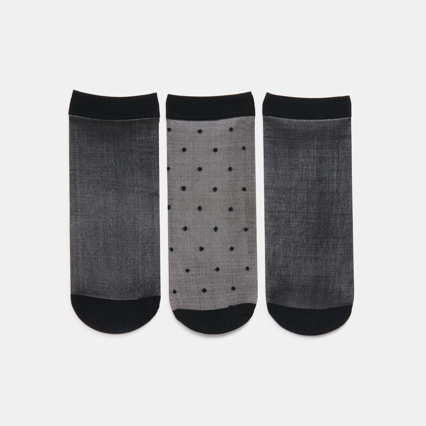 3-Pack Ditsy Dot Black Sheer Anklet Socks Dolce Vita On sale