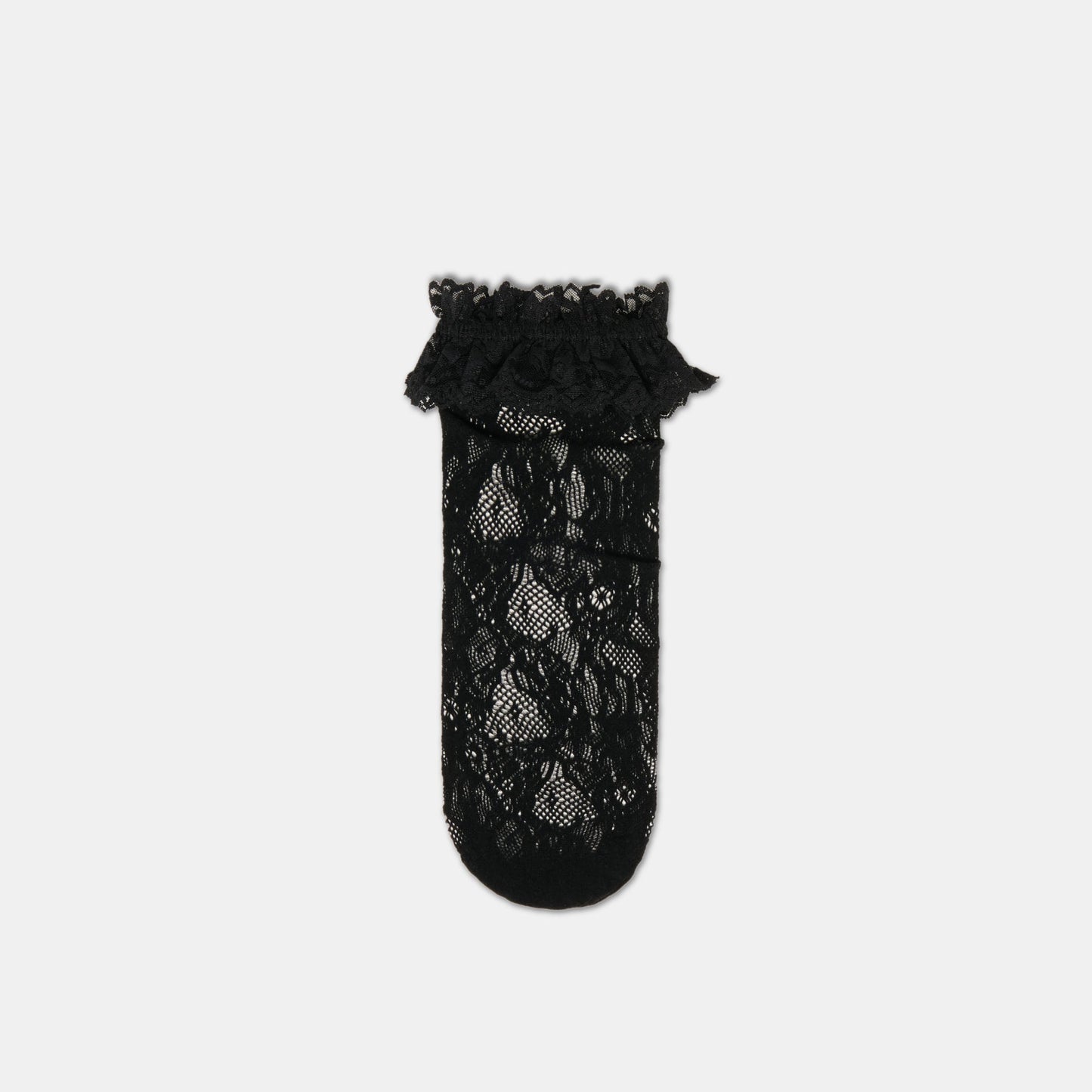 Lace Ruffle Black Crew Socks Dolce Vita us