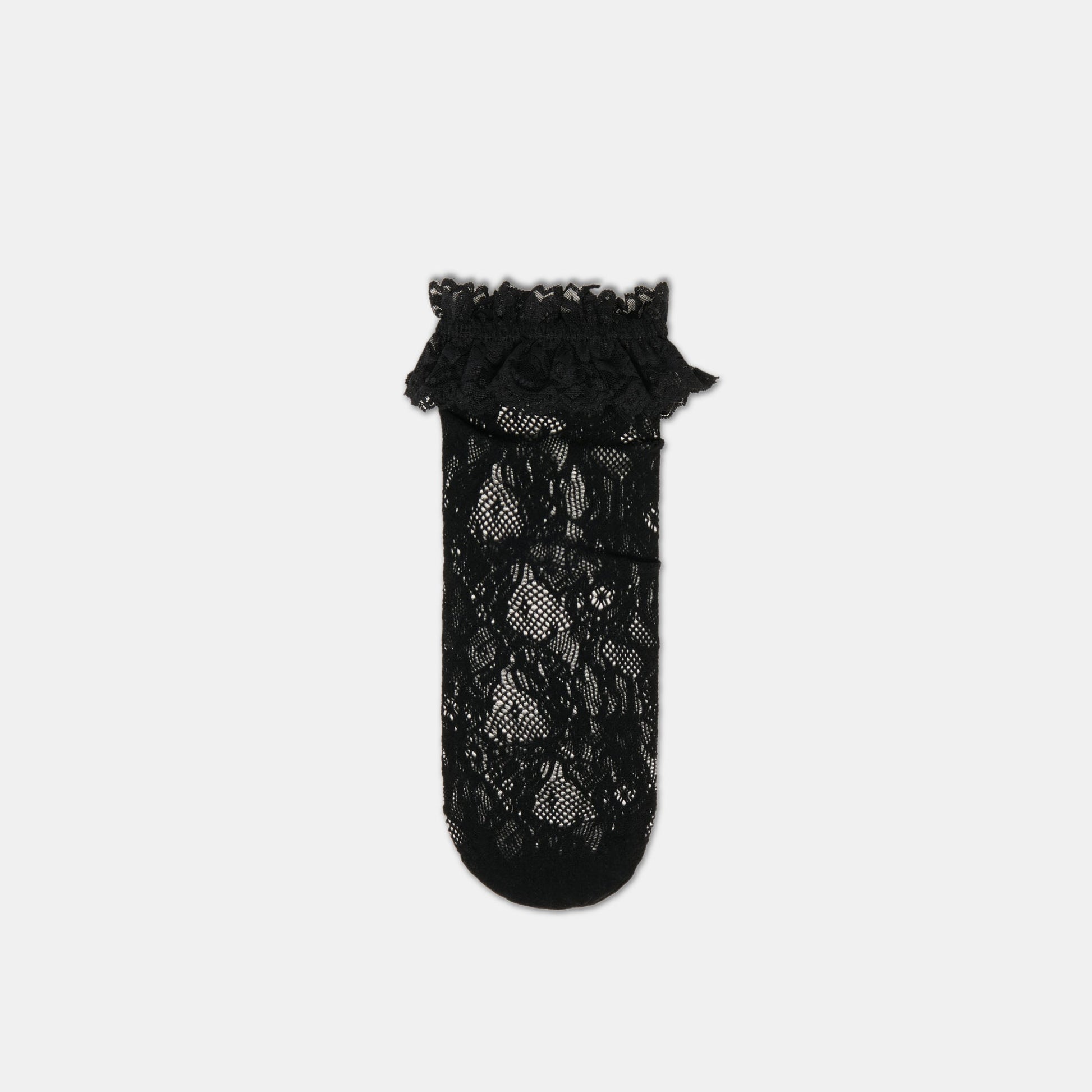 Lace Ruffle Black Crew Socks Dolce Vita us