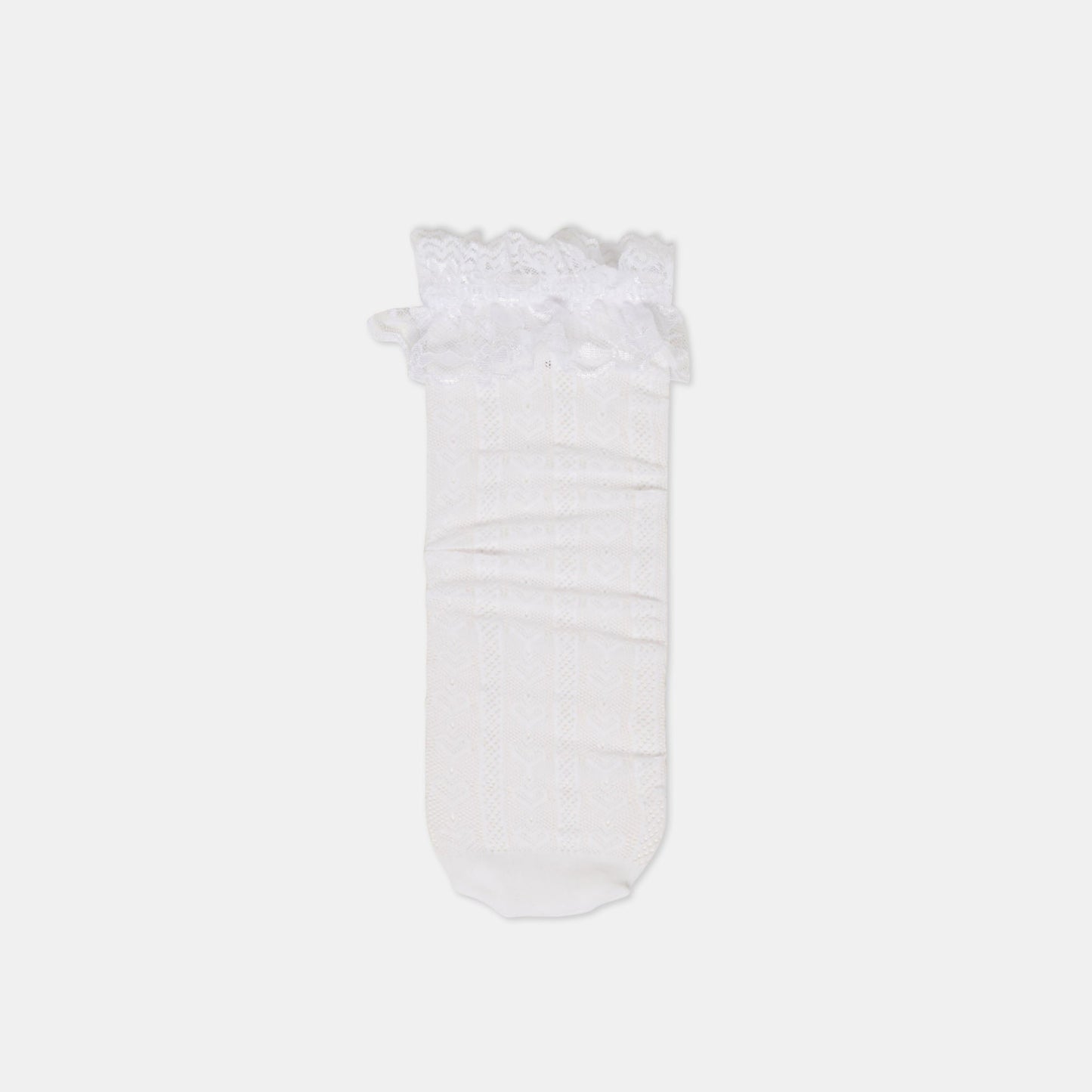 Lace Ruffle White Crew Socks Dolce Vita Online