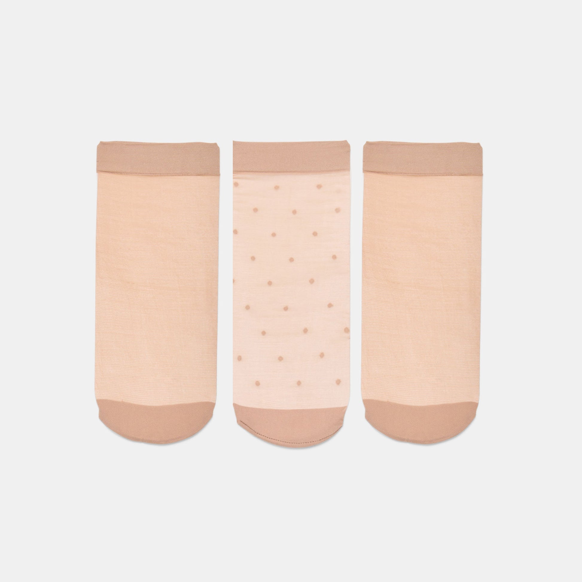 3-Pack Ditsy Dot Blush Sheer Anklet Socks Dolce Vita Sale