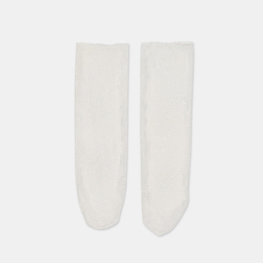 Floral Lace White Slouch Socks Dolce Vita Outlet