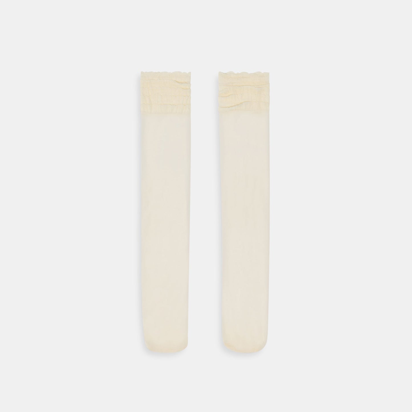 Ruffle Ivory Sheer Knee High Socks Dolce Vita us