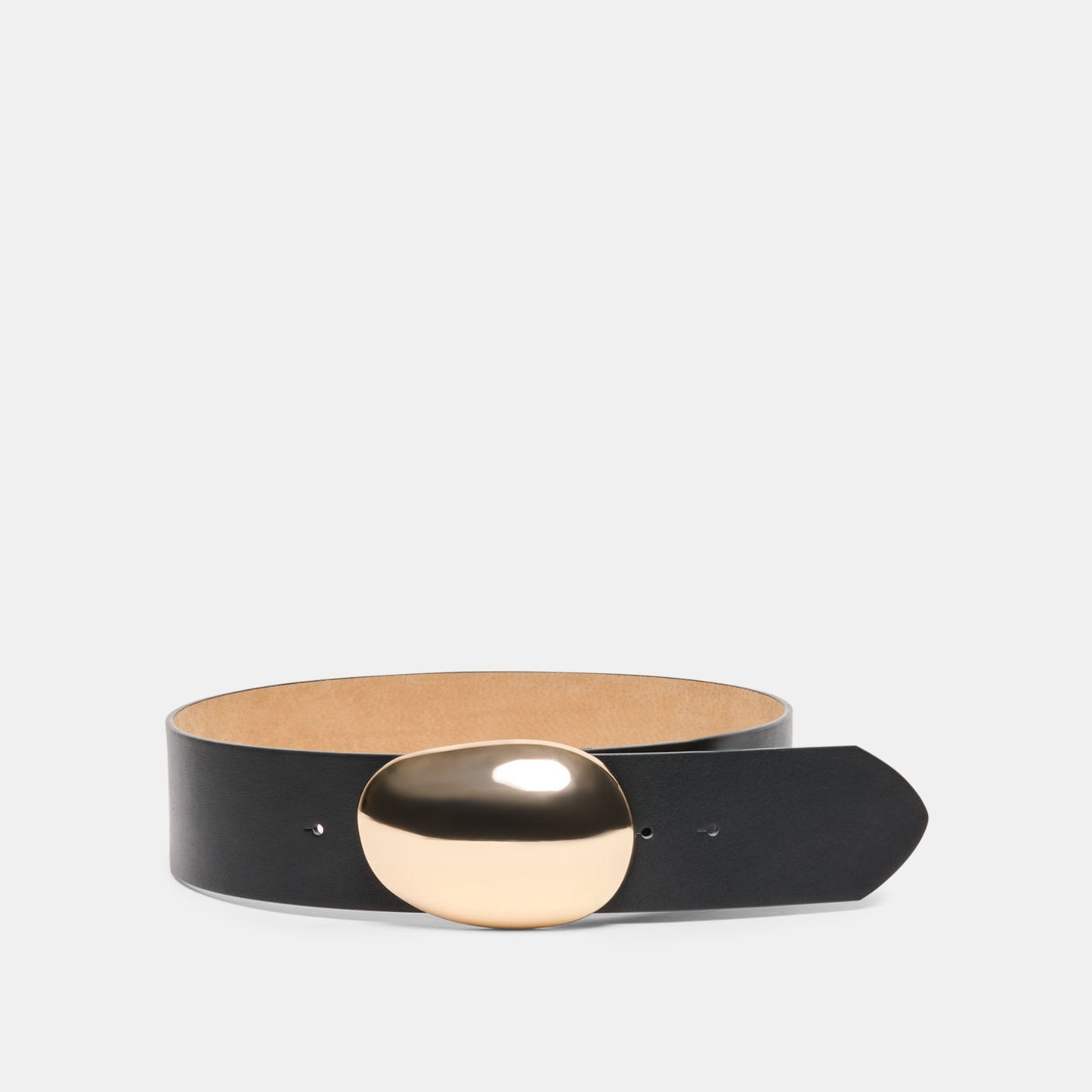 Bubble Black Gold Buckle Belt Dolce Vita Discount