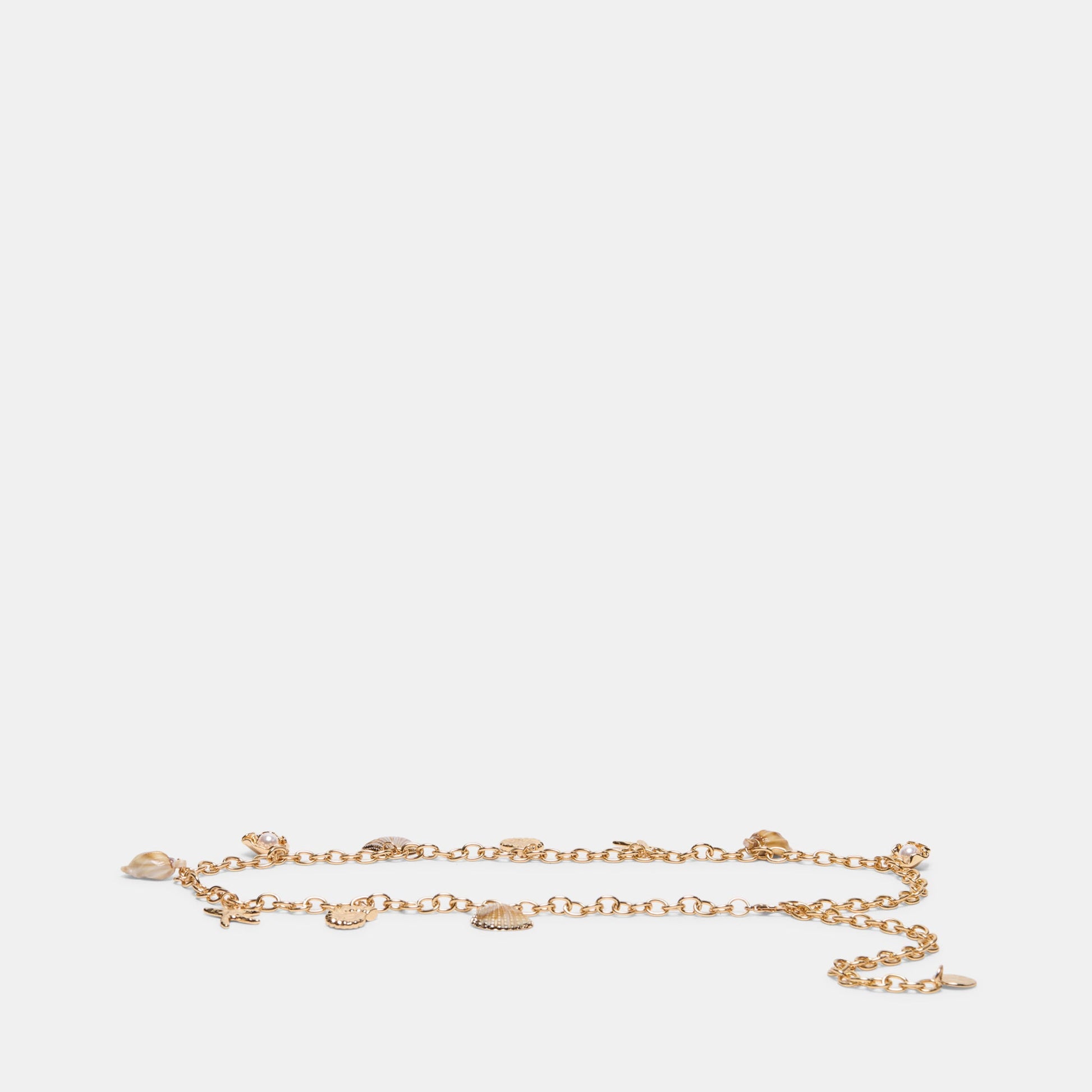 Shell Gold Chain Link Belt Dolce Vita Sale