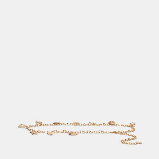 Shell Gold Chain Link Belt Dolce Vita Sale